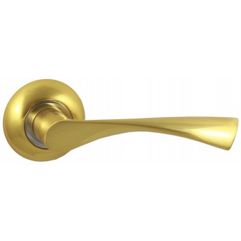 Дверная ручка «V-23 матовое золото»