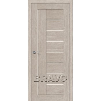 Дверь Браво Порта-30 капучино, сатинато белое "Magic Fog"