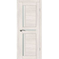 Дверь VellDoris экошпон Duplex 3 дуб белый, стекло мателюкс