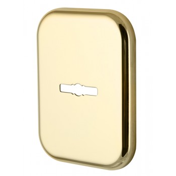 Декоративная Квадратная накладка на сувальдный замок PS-DEC SQ (ATC Protector 1) GP-2 Золото